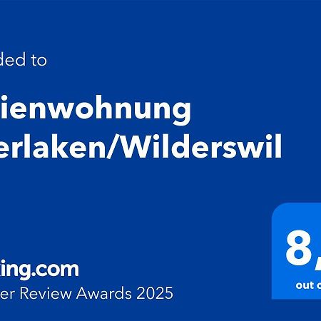 Ferienwohnung Interlaken/ヴィルダースヴィル エクステリア 写真